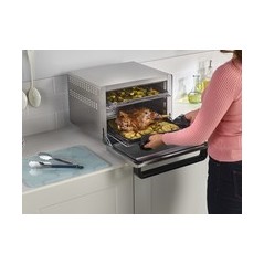 Ninja Foodi DT200EU - Versatile Electric Oven with Grill & Air Fryer - Silver/Black - Cook Delicious Meals Effortlessly!